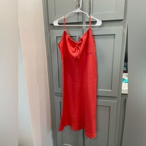 GAP Red Slip Dress Nightgown linen